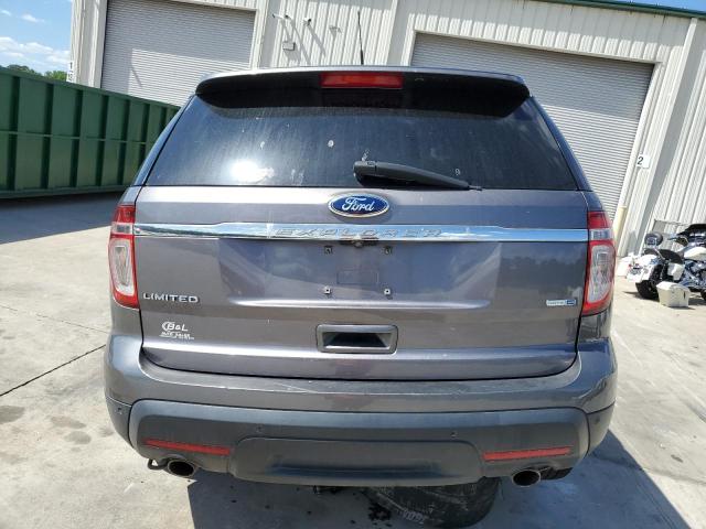 1FM5K8F88EGA09888 - 2014 FORD EXPLORER LIMITED GRAY photo 6