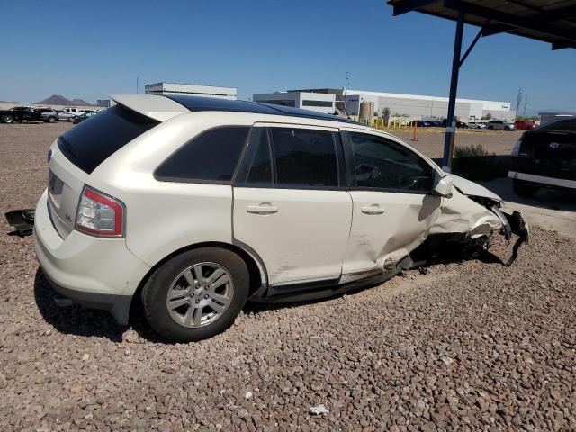 2FMDK38C18BA94231 - 2008 FORD EDGE SEL WHITE photo 3