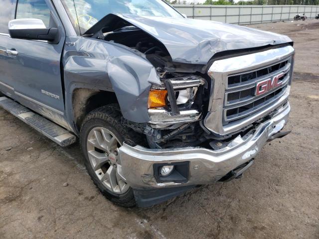 3GTU2VEC0FG359932 - 2015 GMC SIERRA K1500 SLT BLUE photo 9