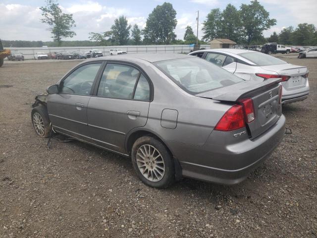 2HGES267X5H625056 - 2005 HONDA CIVIC EX SILVER photo 2