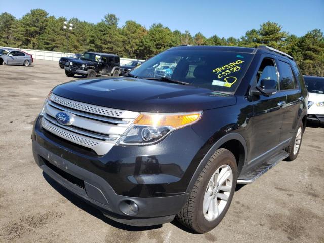 1FM5K8D84FGC55373 - 2015 FORD EXPLORER XLT BLACK photo 2