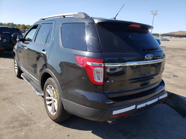 1FM5K8D84FGC55373 - 2015 FORD EXPLORER XLT BLACK photo 3