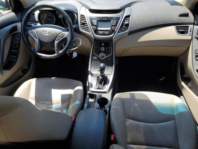 KMHDH4AE8FU393772 - 2015 HYUNDAI ELANTRA SE BLUE photo 8