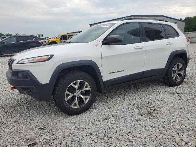 1C4PJMBS4EW257930 - 2014 JEEP CHEROKEE TRAILHAWK WHITE photo 1