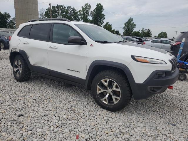 1C4PJMBS4EW257930 - 2014 JEEP CHEROKEE TRAILHAWK WHITE photo 4