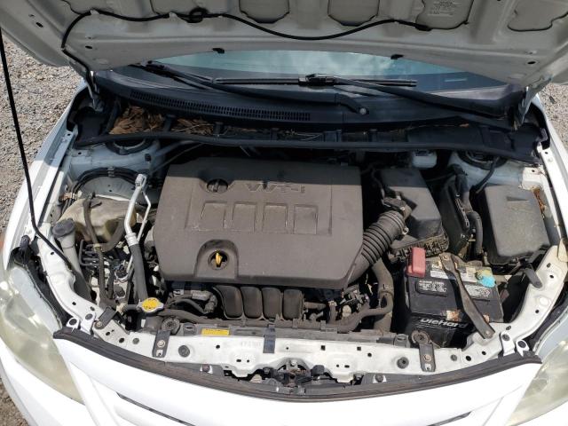 5YFBU4EE9CP048065 - 2012 TOYOTA COROLLA LE BASE WHITE photo 11