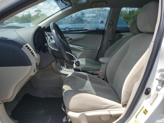 5YFBU4EE9CP048065 - 2012 TOYOTA COROLLA LE BASE WHITE photo 7