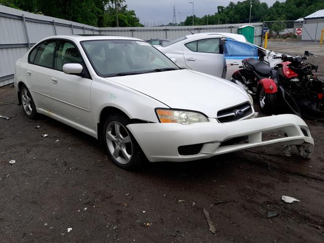 4S3BL626567201381 - 2006 SUBARU LEGACY 2.5I LIMITED WHITE photo 1