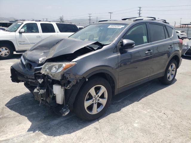 JTMWFREV6FJ050292 - 2015 TOYOTA RAV4 XLE GRAY photo 1