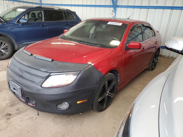 3FAHP0DC3BR131287 - 2011 FORD FUSION SPORT RED photo 1