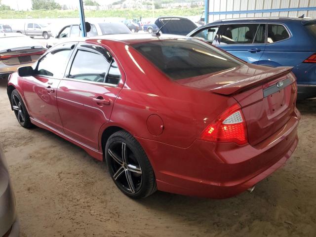 3FAHP0DC3BR131287 - 2011 FORD FUSION SPORT RED photo 2
