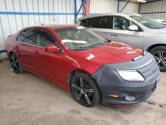 3FAHP0DC3BR131287 - 2011 FORD FUSION SPORT RED photo 4