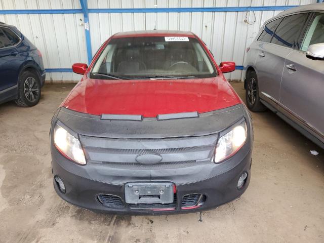 3FAHP0DC3BR131287 - 2011 FORD FUSION SPORT RED photo 5