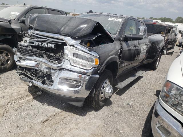 3C63RRJL9KG558287 - 2019 RAM 3500 LARAMIE BLACK photo 2