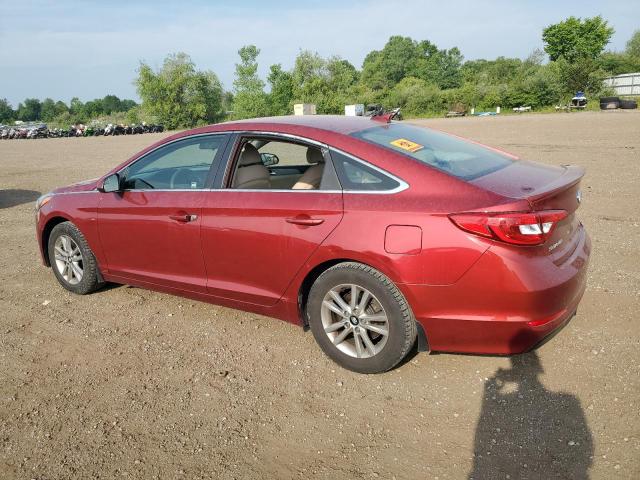 5NPE24AF3FH142767 - 2015 HYUNDAI SONATA SE RED photo 2