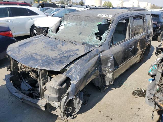 5FNYF3H48BB010290 - 2011 HONDA PILOT EX GRAY photo 1