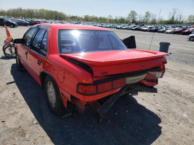 2G1WN54T0N9181605 - 1992 CHEVROLET LUMINA EURO RED photo 3