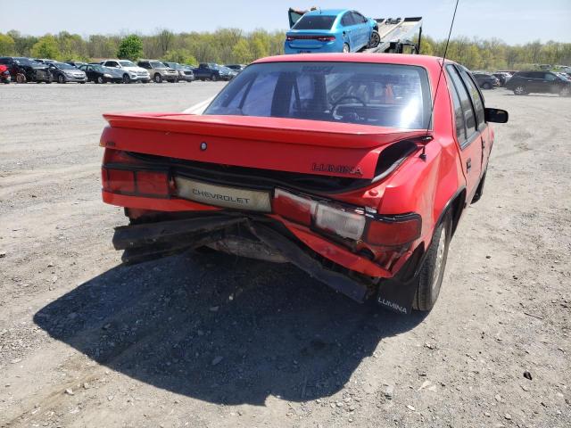 2G1WN54T0N9181605 - 1992 CHEVROLET LUMINA EURO RED photo 9