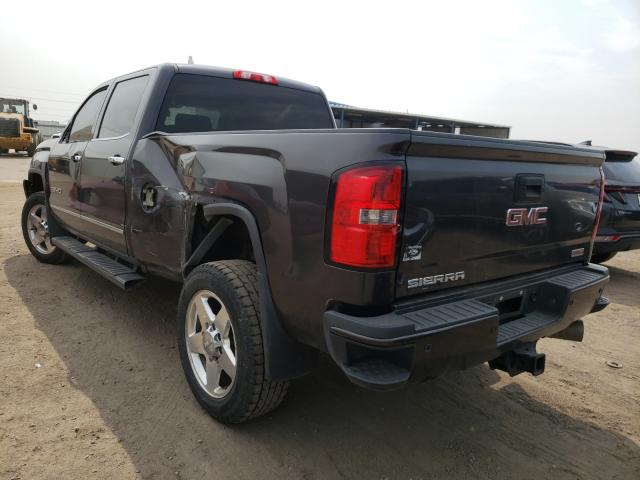 1GT12ZE81FF663181 - 2015 GMC SIERRA K2500 SLT BLACK photo 3