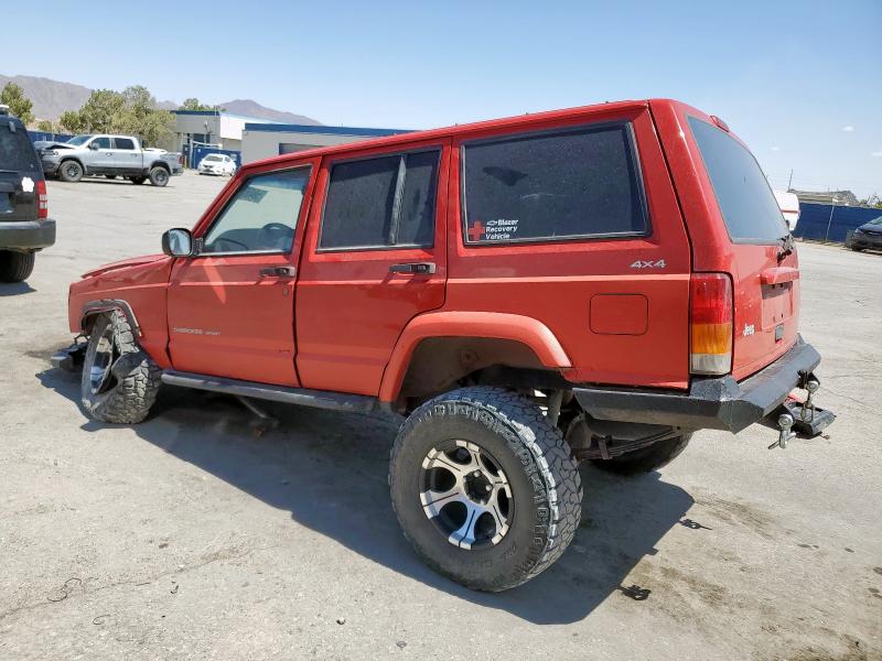 1J4FF68S8XL548476 - 1999 JEEP CHEROKEE SPORT RED photo 2