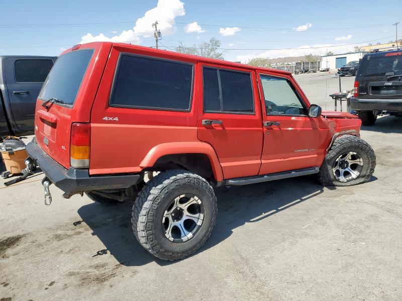 1J4FF68S8XL548476 - 1999 JEEP CHEROKEE SPORT RED photo 3