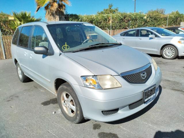 JM3LW28A920318195 - 2002 MAZDA MPV WAGON SILVER photo 1