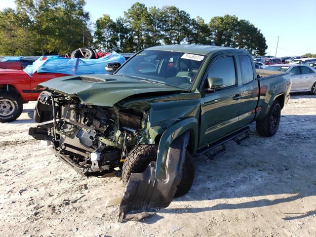 3TYSZ5AN7MT014331 - 2021 TOYOTA TACOMA ACCESS CAB მწვანე ფოტო 1