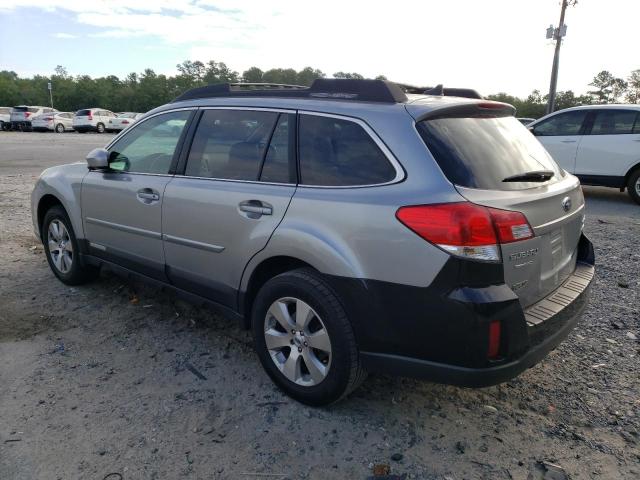 4S4BRDKC9B2426463 - 2011 SUBARU OUTBACK 3.6R LIMITED GRAY photo 2