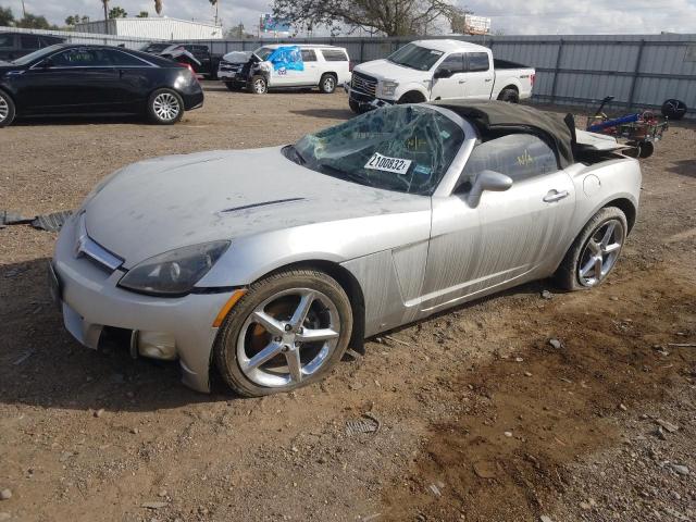 1G8MG35X27Y138214 - 2007 SATURN SKY REDLINE SILVER photo 2