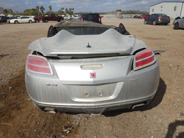 1G8MG35X27Y138214 - 2007 SATURN SKY REDLINE SILVER photo 6