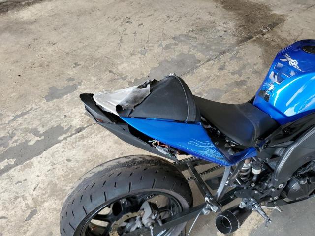 JKAZXCE168A001644 - 2008 KAWASAKI ZX1000 E BLUE photo 6