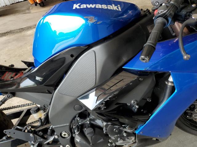 JKAZXCE168A001644 - 2008 KAWASAKI ZX1000 E BLUE photo 9