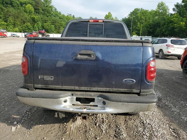 1FTRW08L13KC80377 - 2003 FORD F150 SUPERCREW BLUE photo 6