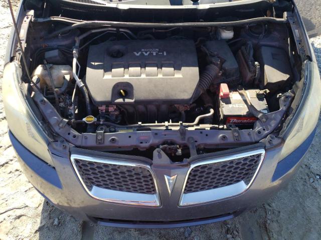 5Y2SP67809Z460027 - 2009 PONTIAC VIBE GRAY photo 12