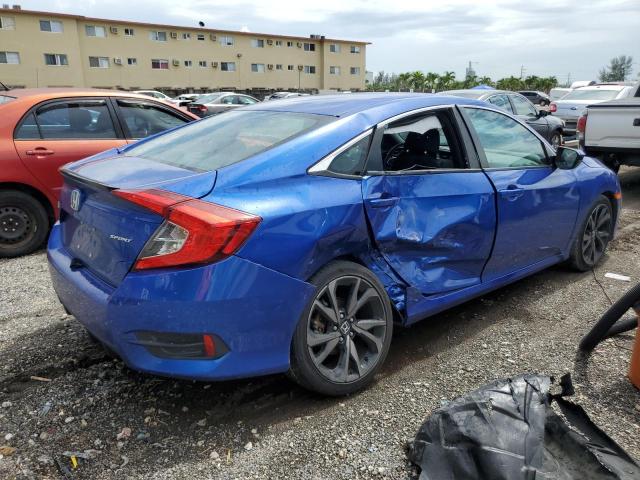 2HGFC2F84MH504970 - 2021 HONDA CIVIC SPORT Mavi foto 3