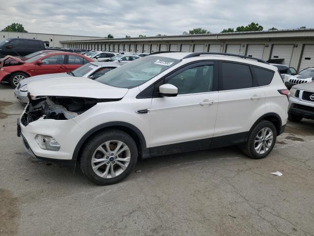 1FMCU9HD0JUC43827 - 2018 FORD ESCAPE SEL WHITE photo 1