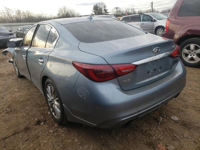 JN1EV7AR1KM558404 - 2019 INFINITI QX50 LUXE GRAY photo 3