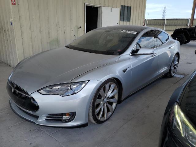 5YJSA1DP4CFS00811 - 2012 TESLA MODEL S Gümüş fotoğraf 1