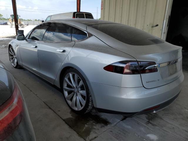 5YJSA1DP4CFS00811 - 2012 TESLA MODEL S Gümüş fotoğraf 2