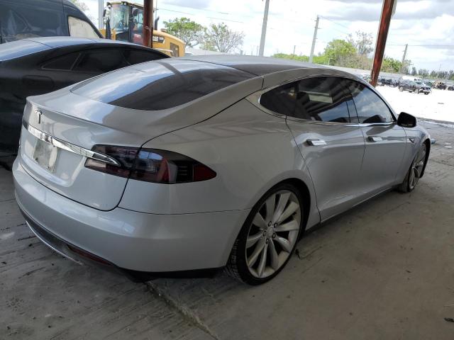 5YJSA1DP4CFS00811 - 2012 TESLA MODEL S Gümüş fotoğraf 3