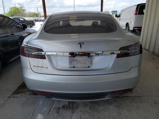 5YJSA1DP4CFS00811 - 2012 TESLA MODEL S Gümüş fotoğraf 6