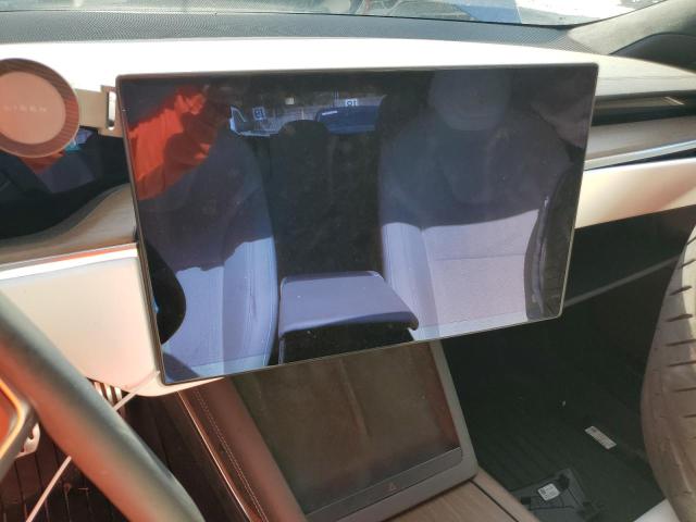 5YJSA1E52NF478574 - 2022 TESLA MODEL S BLUE photo 9