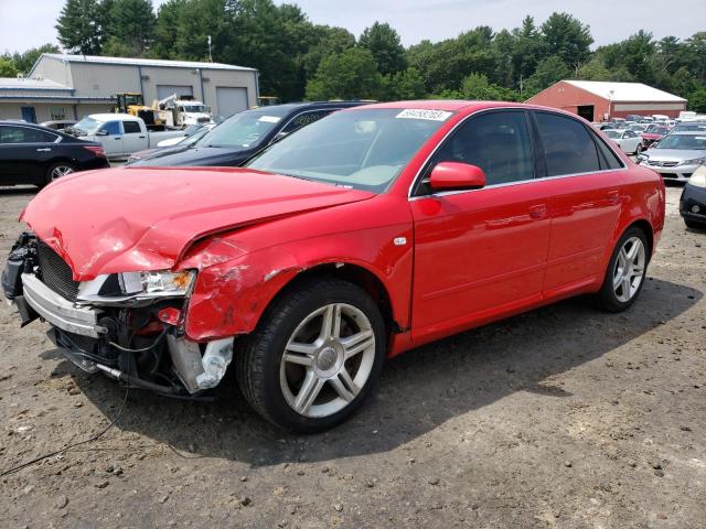 WAUDF78E18A087662 - 2008 AUDI A4 2.0T QUATTRO RED photo 1