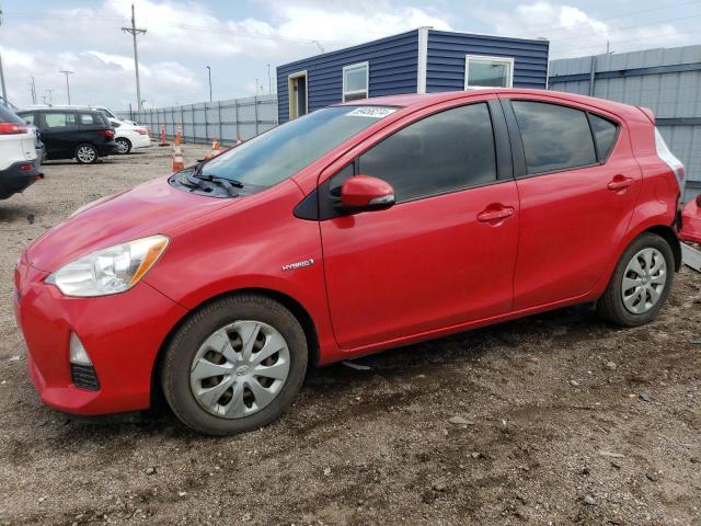 JTDKDTB36E1559916 - 2014 TOYOTA PRIUS C RED photo 1