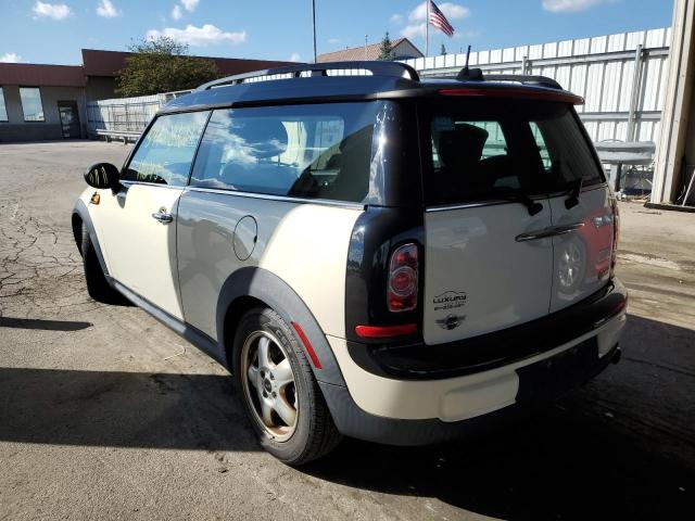 WMWZF3C53BTY00367 - 2011 MINI COOPER CLUBMAN WHITE photo 3