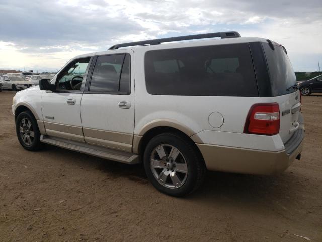 1FMFK18517LA33426 - 2007 FORD EXPEDITION EL EDDIE BAUER WHITE photo 2