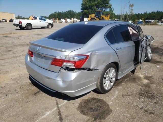 1HGCR3F97EA004544 - 2014 HONDA ACCORD TOURING SILVER photo 4