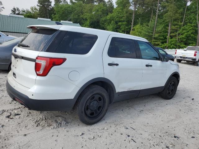 1FM5K8AR1HGC90372 - 2017 FORD EXPLORER POLICE INTERCEPTOR WHITE photo 3