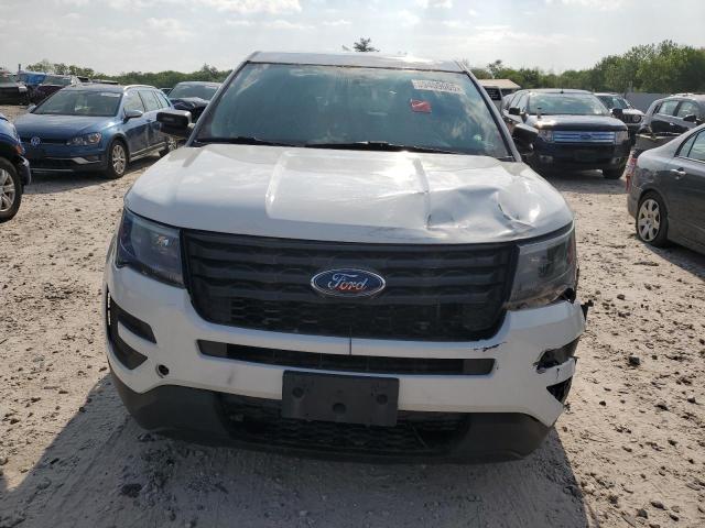 1FM5K8AR1HGC90372 - 2017 FORD EXPLORER POLICE INTERCEPTOR WHITE photo 5