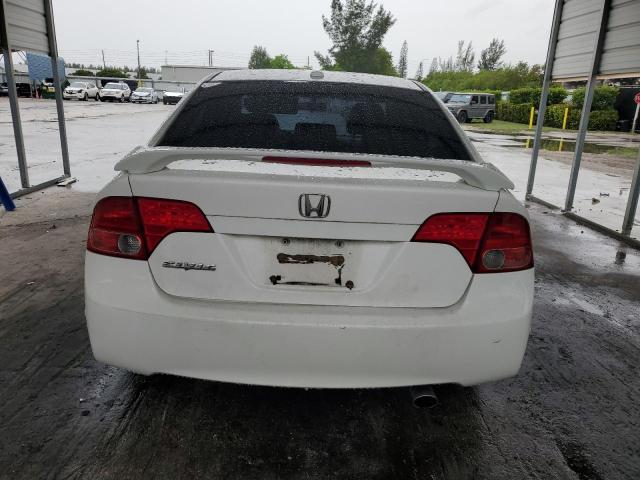 1HGFA16898L076418 - 2008 HONDA CIVIC EX თეთრი ფოტო 6